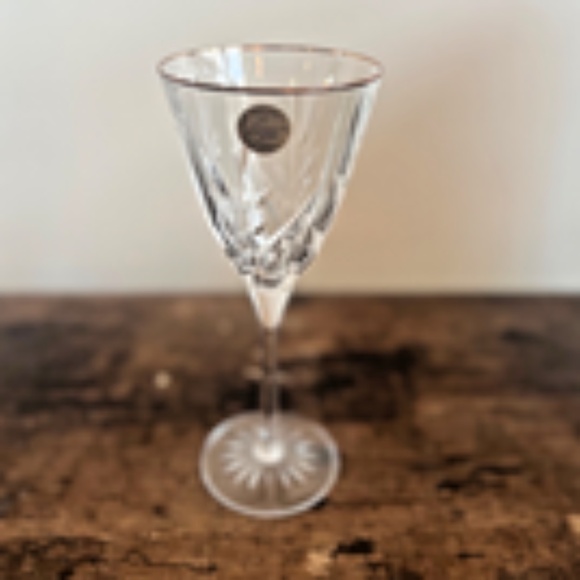 Vintage Cristal D'Arques Cassandra Gold Goblet - Picture 2 of 13